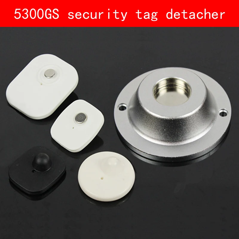 Матовый алюминиевый корпус серебряного тега безопасности detacher 5300GS eas магнит для