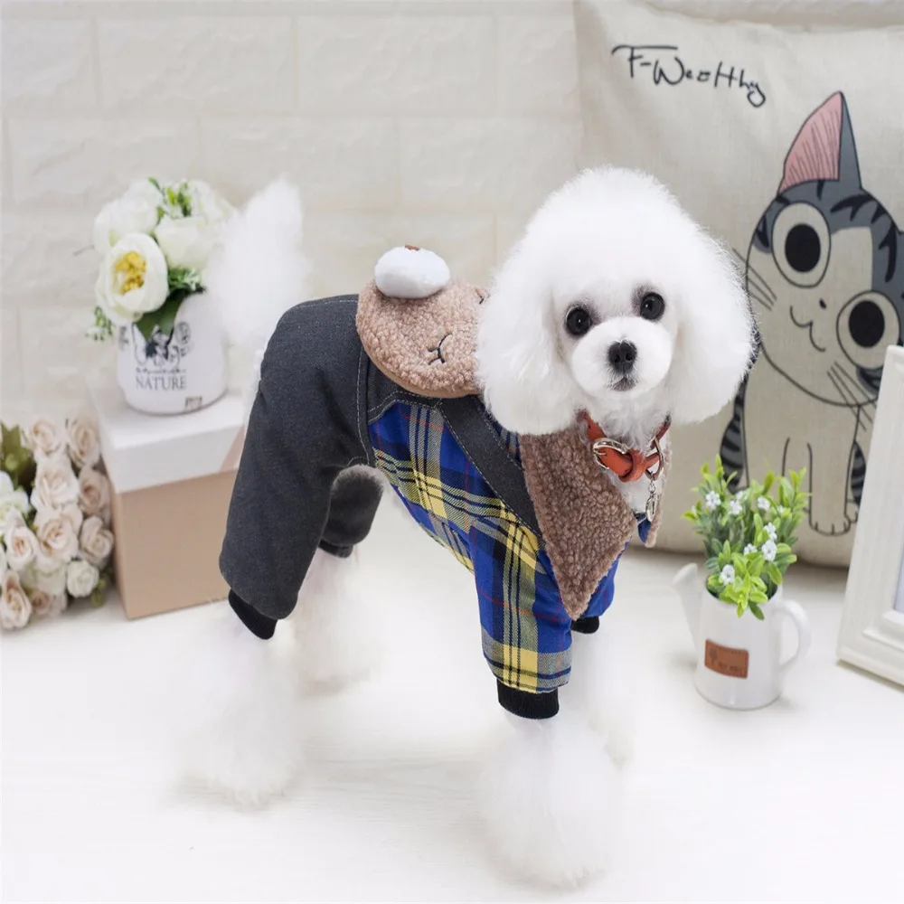 Y88_New_Coming_Winter_Pet_dog_4_legs_clothes_Sleeping_Bear_Style_Denim_pants_Coat_for_puppy_small_dog_S_XXL_size_Teddy_ (10)