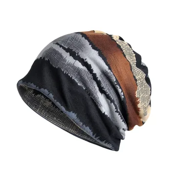 

Hat Muslim Women India Muslim Stretch Turban femme Hat Camouflage Print Hair Loss Head Scarf Wrap Adjustable Baseball Caps c0412
