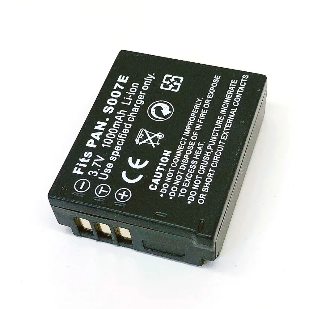 CGA-S007 CGA-S007E CGA-S007A CGR-S007 CGR-S007E CGR-S007A DMW-BCD10 для цифрового фотоаппарата Panasonic Lumix DMC TZ1 TZ2 TZ3 TZ4 TZ5 TZ50 TZ15 ГК