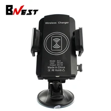 Bnest Car Phone Wireless Charge Qi Wireless Car Charger Stand Holder For Samsung Galaxy S6/S6 Edge S7 Plus Note 5 Nexus 4 5 6 LG