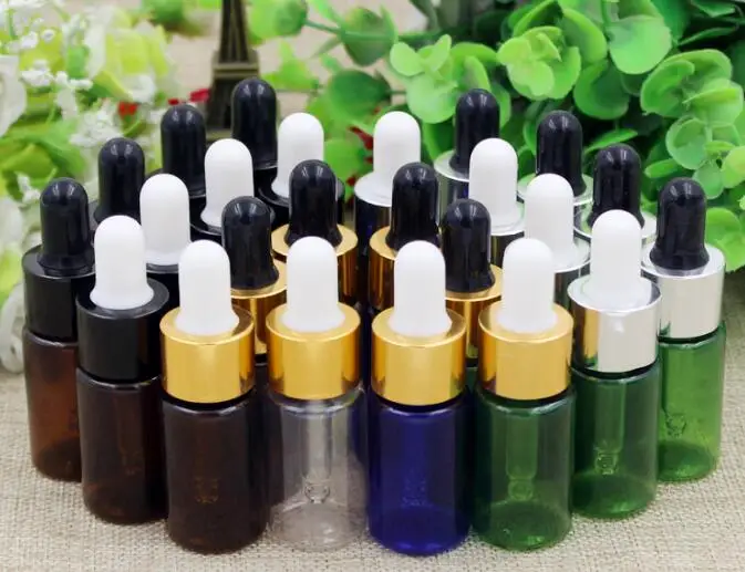 

100pcs/lot 10ml 15ml 20ml Empty PET Aluminum Dropper Oil Essential Bottle In Refillable Drop Liquid Pipette Bottles Wholesale