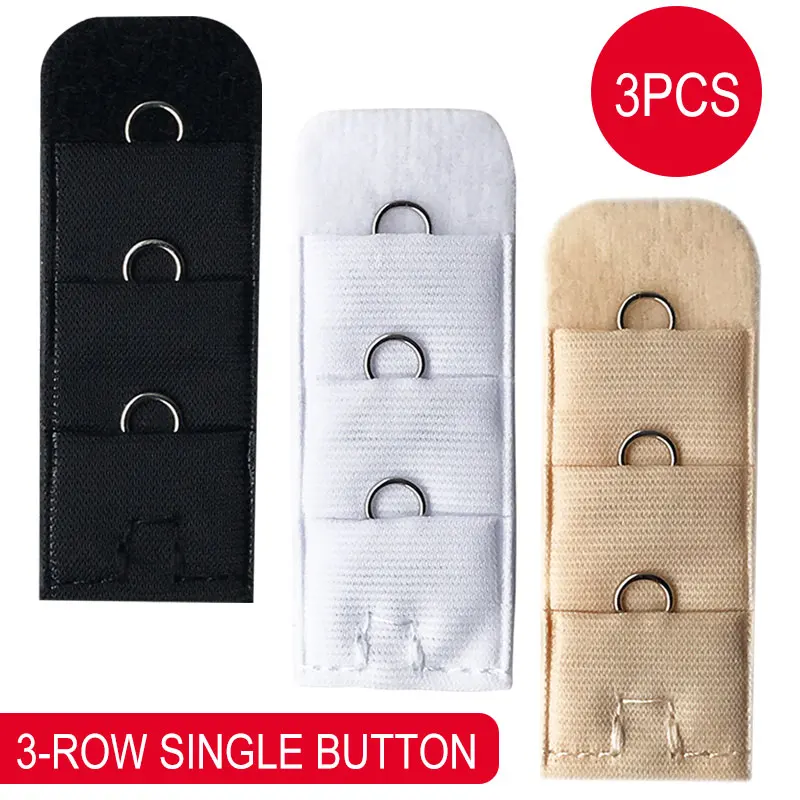 3PCS Elastic Bra Strap Extension Bra Extenders Extension Strap