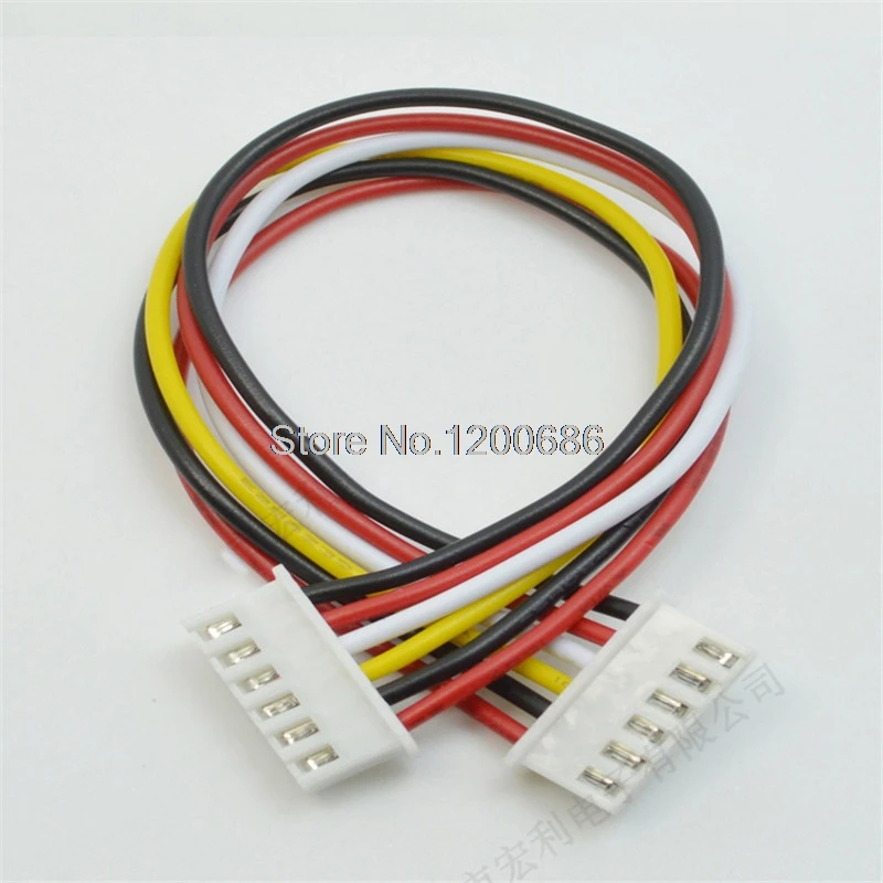 30 см 22AWG 6P 6PIN VH3.96 шаг 3,96 Пряжка) провод с клеммой сечением двойной головной Терминал Жгута Проводов