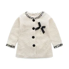 2016 autumn New Girls Warm Cute Long sleeve Comfortable Outwear Children’s Fashion Clothing Kids Wear Apparel