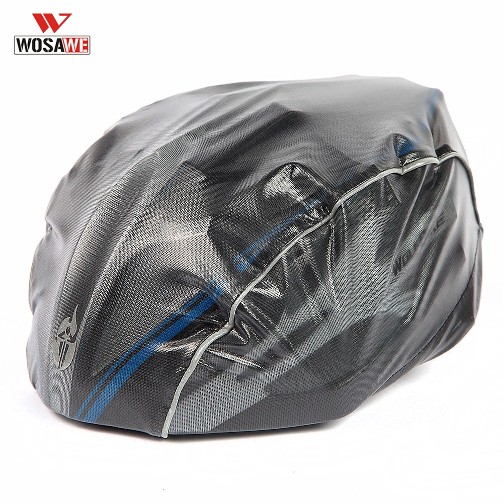 WOSAWE шлем дождевик с полушлем для мотоцикла непромокаемые пылезащитные водонепроницаемые защитные светоотражающие полосы защитные шлемы для мотокросса