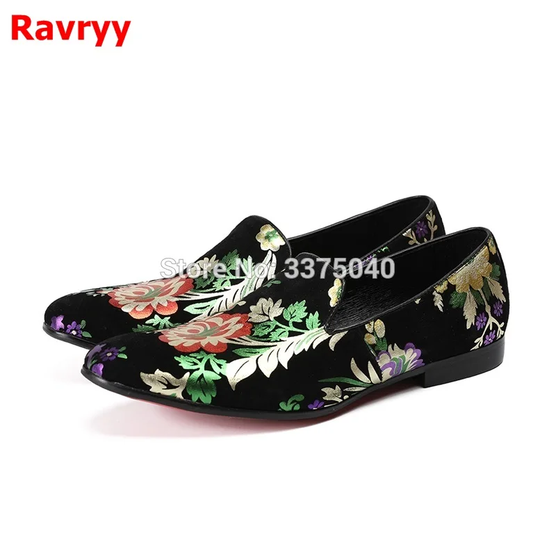 Hot Chic Flower Leaves Print Decor Men Shoes Suede Men Loafers Dress Men Flats Low Top Slip On Men Shoes Hot Chic Flower Leaves Print Decor Men Shoes Suede Men Loafers Dress Men Flats Low Top Slip On Men Shoes