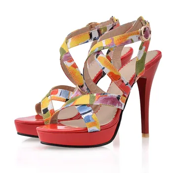 

Fashion New Arrival New Big Plus Size Shoes Women Sandals 2017 Platform Sapato Feminino Summer Style Chaussure Femme Wedge Q18