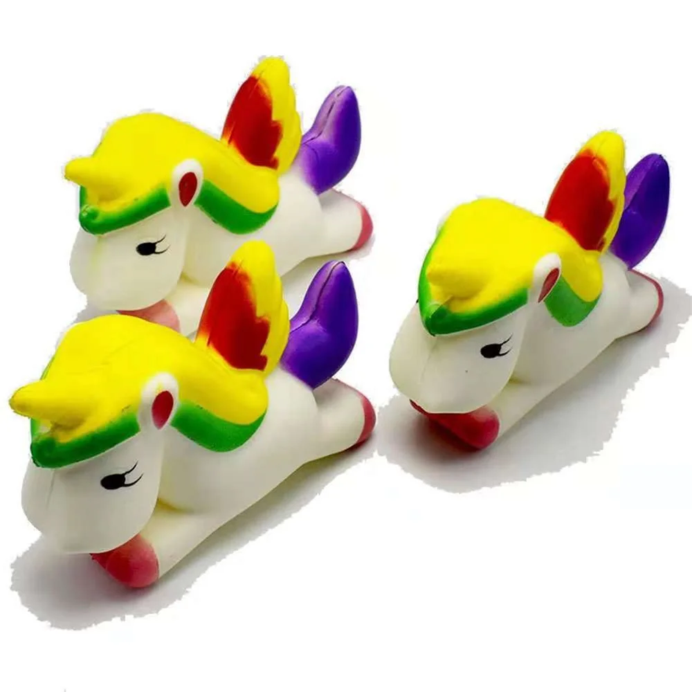 Cute Squishy Unicorn Squeeze Stress Relief Toy ,Slow Rising Kid Toys,Beautiful Bag Decor Gift For Christmas