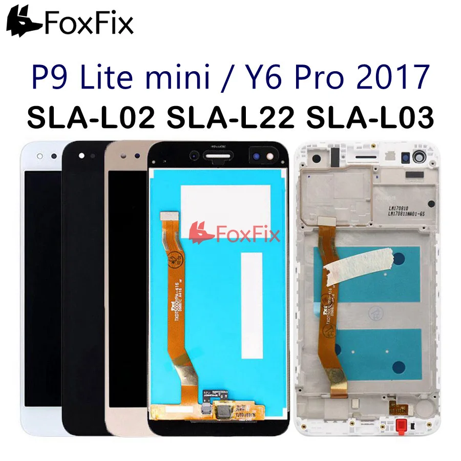 

Screen For Huawei P9 Lite mini LCD Display Touch Screen Replacement For Huawei Y6 Pro 2017 Screen With Frame SLA-L02 SLA-L22