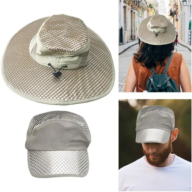 

Arctic Cap Cooling Ice Cap Sunscreen Hydro Cooling Bucket Hat Arctic Hat with UV Protection for Men Women Keeps you Cool Protect