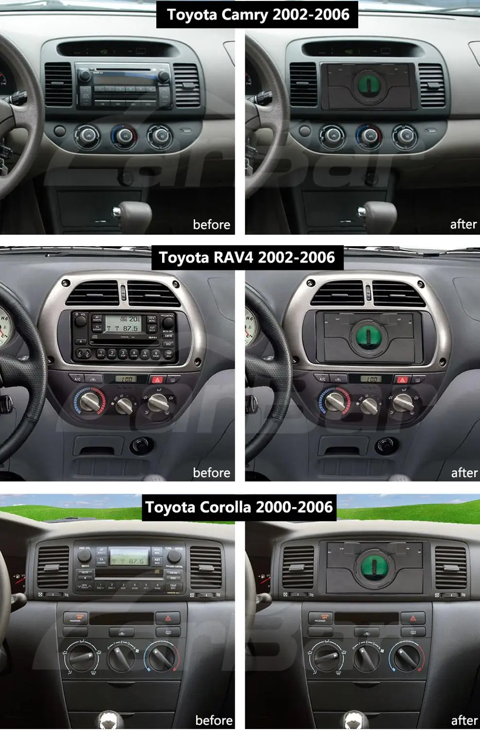 Carbar 12," Tesla стиль вращения ips экран Android 8,1 автомобильный DVD gps радио плеер для старой пластиковая пилочка для ногтей RAV4 Prado Vios