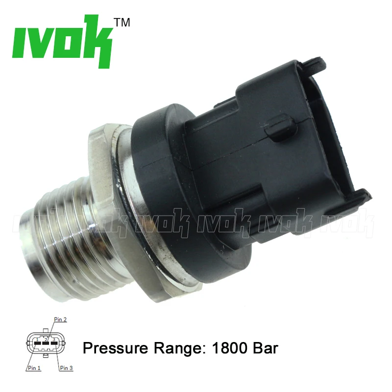 Replaceable CR Common Rail Fuel High Pressure Sensor For TOYOTA YARIS COROLLA LUNA 1 4 D4D