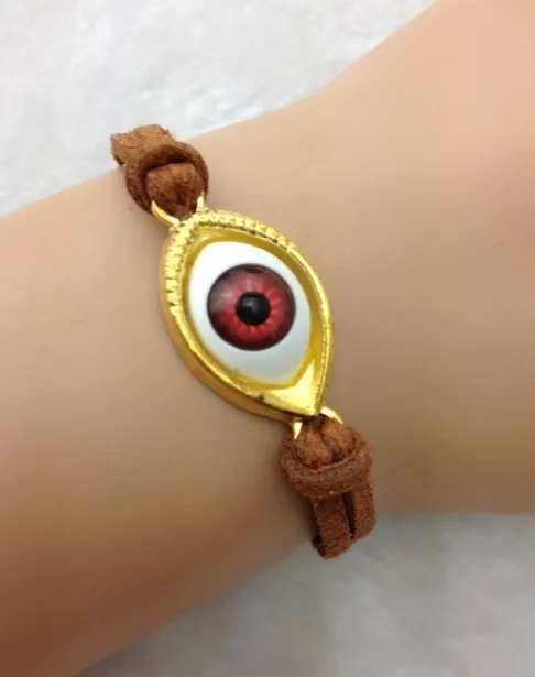 

1pc Evil Eye Bracelet Handcrafted Assemblage Jewelry Good Luck Good Fortune Protection Eyeball Bracelet 1665