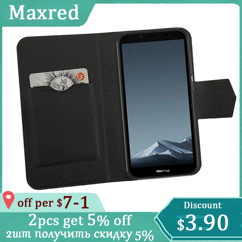 

5 Colors Hot!! Hisense F25 Case Customize Flip Ultra-thin Leather Exclusive Phone Cover Fashion Folio Book Card Slots