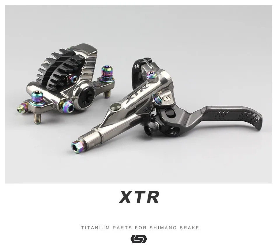 

STAN TI Mtb Bike Brake Bolts Kit For SHIMANO XTR M9000 M9020 Disc Brake
