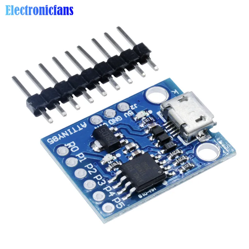 Плата разработки Attiny85 Digispark Kickstarter модуль для Arduino со встроенным USB 500 мА 5 В