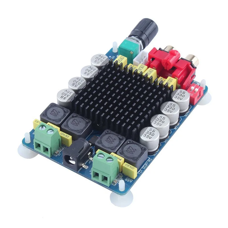 HOT TDA7498 2*100W High Power Class D Two-channel Audio Digital Amplifier Board BUS66