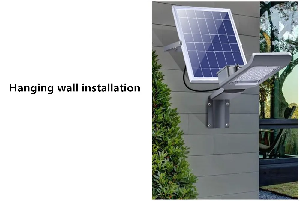 Segurança à Prova Água para Jardim Luz de Rua Luz de Parede ao ar Controle Remoto Escurecimento Solar Led Livre Lâmpada Dwaterproof Caminho 20 10 Cheap security lamp