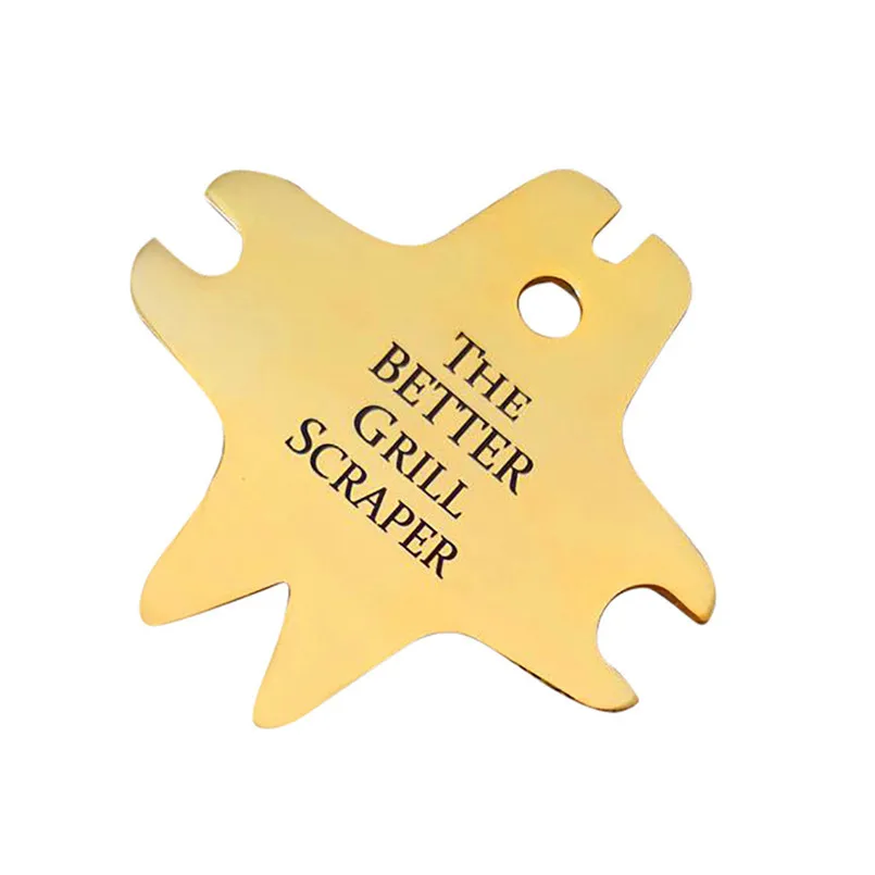The Better Grill Scraper Barbecue Cleaning Tool Stainless Steel Cleaning Blade Stainless Steel 40DC115