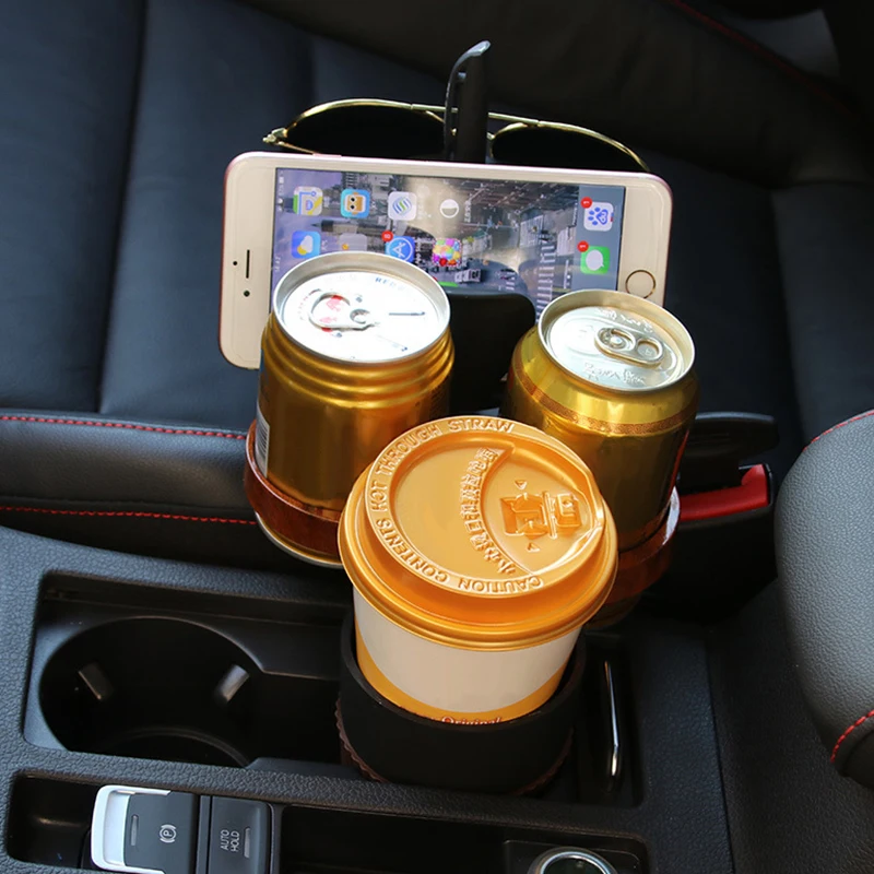 Многофункциональный Автомобильный держатель для стакана воды держатель для питьевой бутылочки солнцезащитные очки органайзер для телефона Аксессуары для салона автомобиля