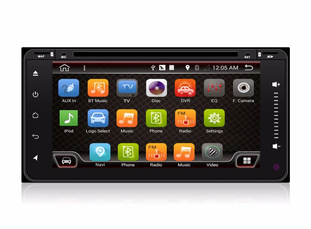 Cheap 6.95" full touch Android Car DVD Player with TV/BT GPS WIFI,Audio Radio Stereo,Car PC/multimedia headunit for Toyota universal 0