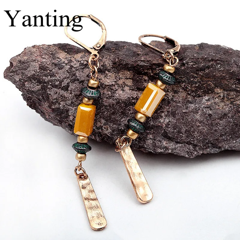 

Yanting alloy long earrings for women brincos vintage earrings party accessories 2017 Christmas gift shop women earring 0280