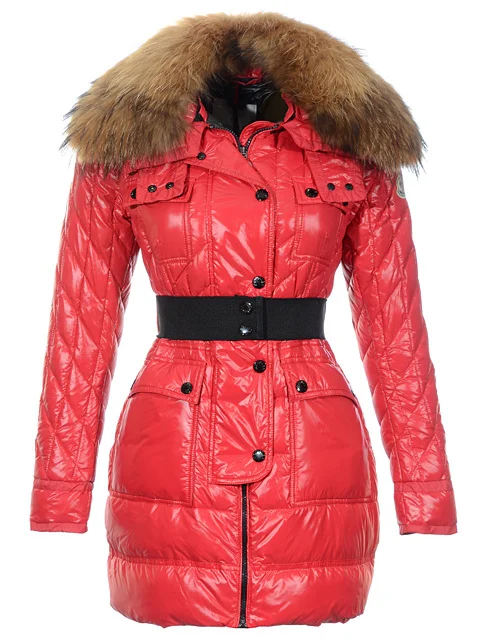 Brand Safran women down coats, long winter warm down jacket for woman ...