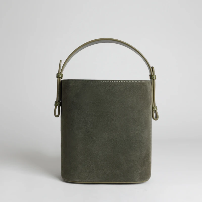 Модная женская сумка-мешок от H, сумки через плечо из натуральной кожи с верхней ручкой, замшевая переносная сумка-мешок, Лоскутная сумка через плечо