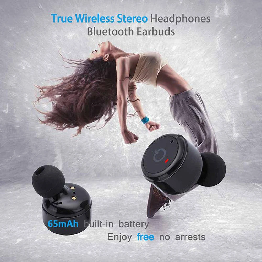 X1T Twins Stereo Bluetooth Earphones 4.0 Auriculares Wireless Headset Hands free Micro Earpiece For phone i7s TWS Fone de ouvido (3)