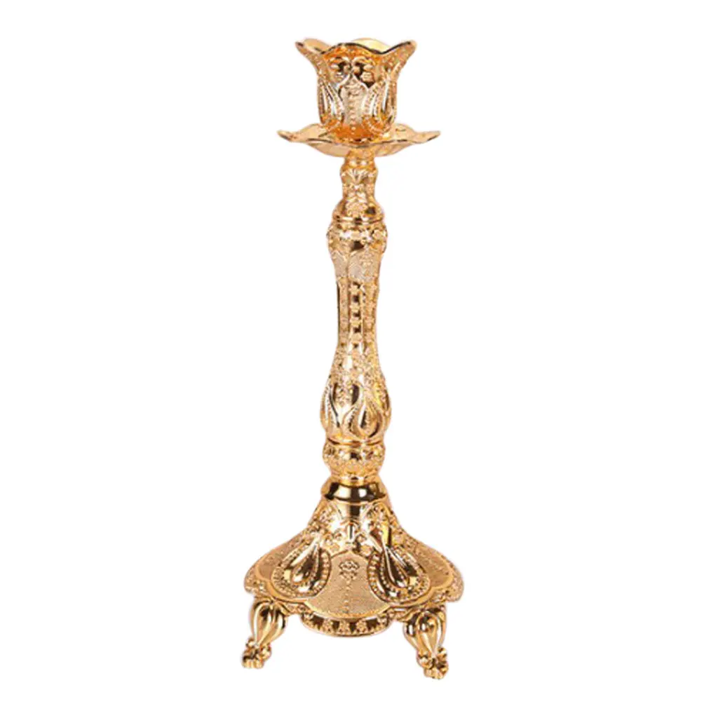 1/3/5 Heads Vintage Desktop Candle Holder Candlestick Candelabra Mood Light Accessories Home Table Dining Decoratons