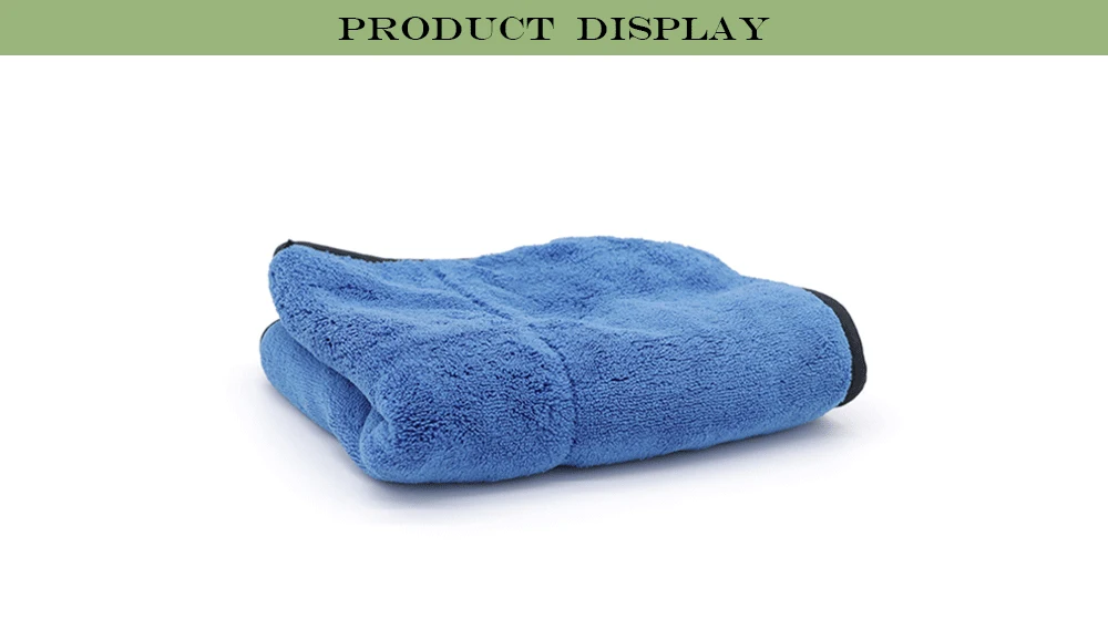 Microfiber Car Drying Towels 780GSM BLUE 30*40CM for Car Body and Interior Cleaning Carclean Auto Towel Glass Cleaner