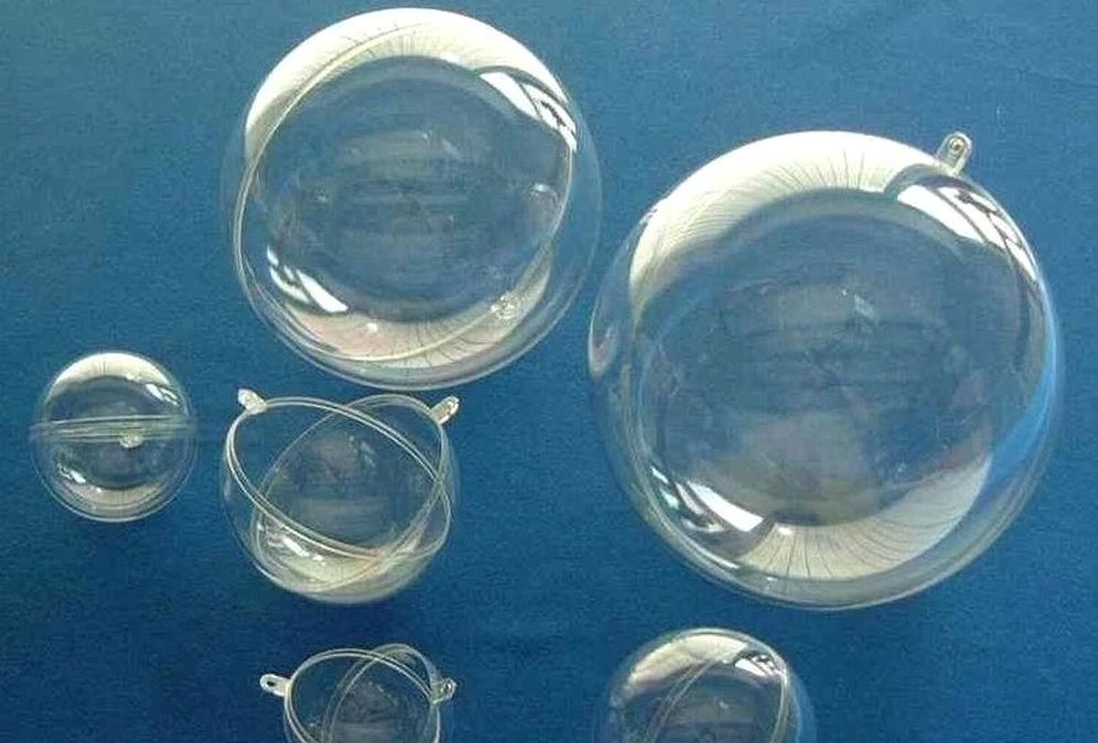 Прозрачный прозрачный пластиковый шар полый окно магазина Свадебная коробка для