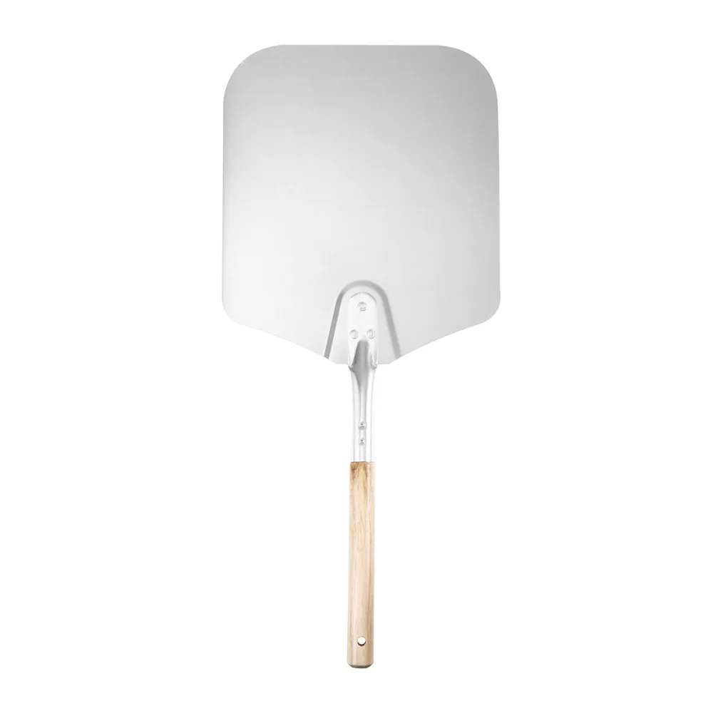 66cm Aluminum Pizza Peel Shovel with Wooden Handle Cake Shovel Baking Tools Cheese Cutter Peels Lifter Tool Pizza Shovel