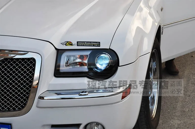 Автомобильный Стайлинг светодиодный HID Rio светодиодный чехол для фары для Chrysler 300C Bi-Xenon объектив ближнего света