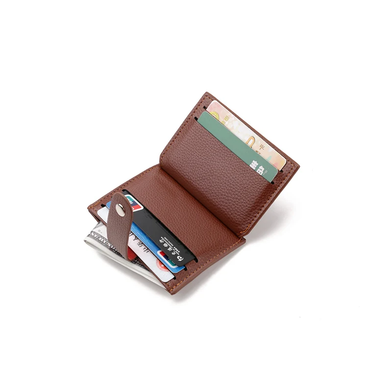 Summer Mini Buckle Purse Korean Style Light Card Package Multi-Card Bank Card Holder Male and Female Credit card Package