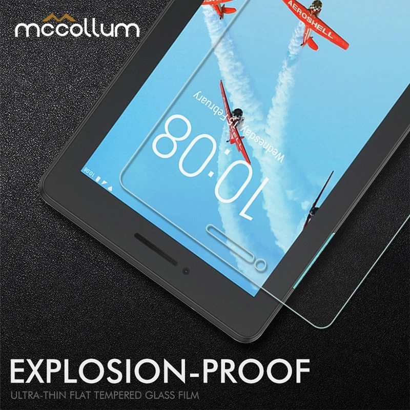 Закаленное стекло для Lenovo Tab E7 E8 E10 M7 M8 M10 Plus защитное TB 8304F 7104F X104F X605 X606 Tablet|Защитные