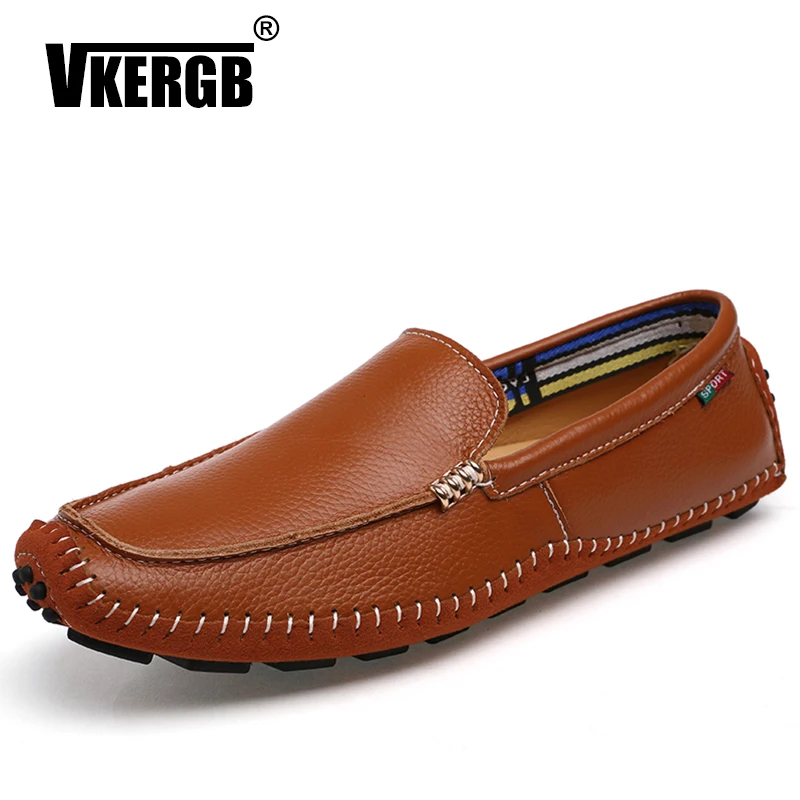 

Loafers Men Shoes Leather Soft Moccasins 2019 Light flat Moccasins Shoes Big Size 38-47 Comfortable Mens Casual Shoes Breathable