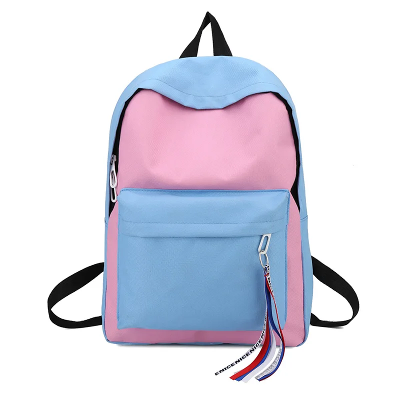 2018 New Canvas Backpack for Teenage Girls School Bags Ribbon Hip Hop Bags Rucksack Female Travel Backpacks rugzak vrouwen цена 2018 New Canvas Backpack for Teenage Girls School Bags Ribbon Hip Hop Bags Rucksack Female Travel Backpacks rugzak vrouwen цены онлайн
