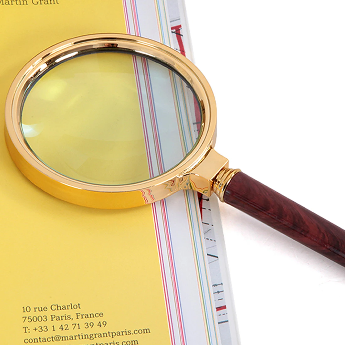 1pc High Quality 80mm Handheld 10X Magnifier Magnifying Glass Loupe Reading Jewelry Repair Tool