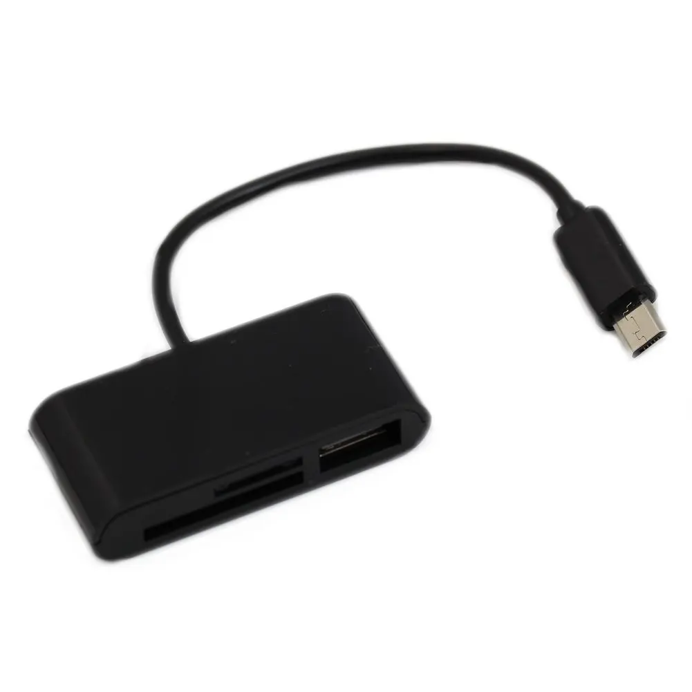 Промо-акция! Комплект подключения USB концентратор SD Micro SD кардридер адаптер для OTG мобильного телефона