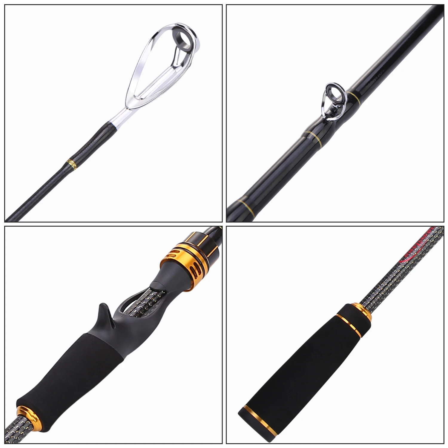 Price Sougayilang Cobra Casting Fishing Rods with 24 Ton Carbon Fiber Latest Serpentine Reel Seat Ultra Light Pesca Pole