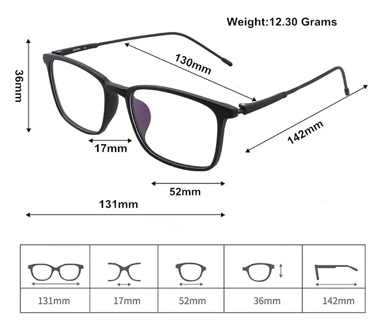 Ацетатные мужские очки, полная оправа, оптическая оправа, рецепт, прямоугольное зрелище, близорукость, очки для глаз, новинка 7210
