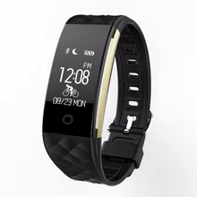 S2 Bluetooth в режиме реального времени сердечного ритма браслет IP67 Водонепроницаемый Фитнес трекер Шагомер для верховой езды режим для Android IOS Телефон