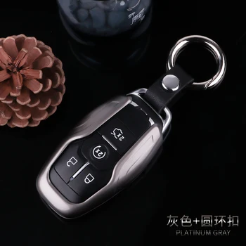 

2018 Zinc Alloy Car Remote Key Fob Shell Cover Case For Ford Fusion Mustang Explorer Taurus MKZ