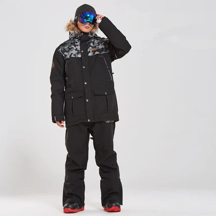 LTVT для катания на лыжах и сноуборде костюмы Для мужчин's один двойной доска Водонепроницаемый мягкий со съемными частями тонкая версия для Утепленная одежда пеших прогулок катание на лыжах наборы для ухода за кожей - Цвет: SETs  3