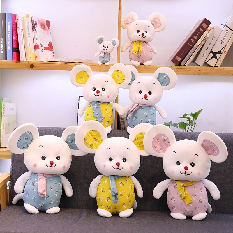 Китайский Зодиак животных для маленьких детей Kawaii милый мягкий плюшевый