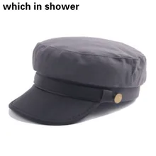 Винтаж военная шляпа для Для женщин Для мужчин Твердые Встроенная головной убор моряка плоской подошве в стиле ретро Кепки мужской осень-зима без каблука Бейсбол шляпа женский Gorras