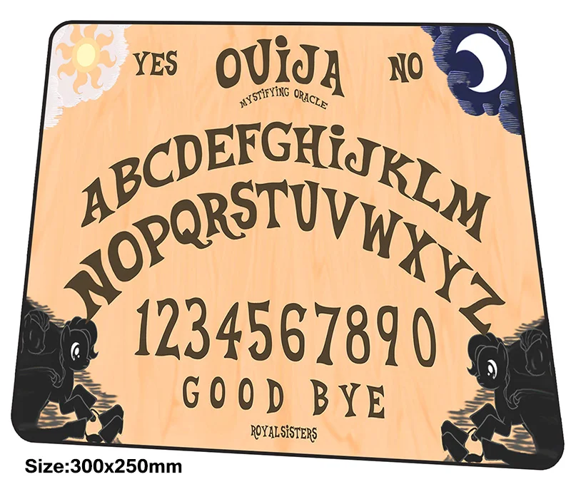 Ouija Настольный коврик для мыши 300x250x3 мм игровой большой геймерский самый дешевый