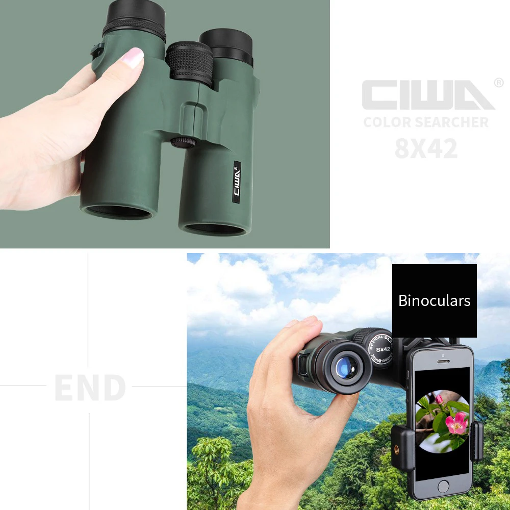 CIWA Vision King Eyecups system бинокль для охоты HD фокус длина Hd Профессиональный Visionking